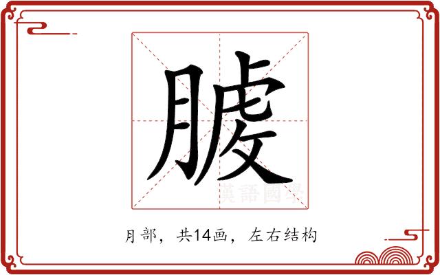 𦞬的部首图片